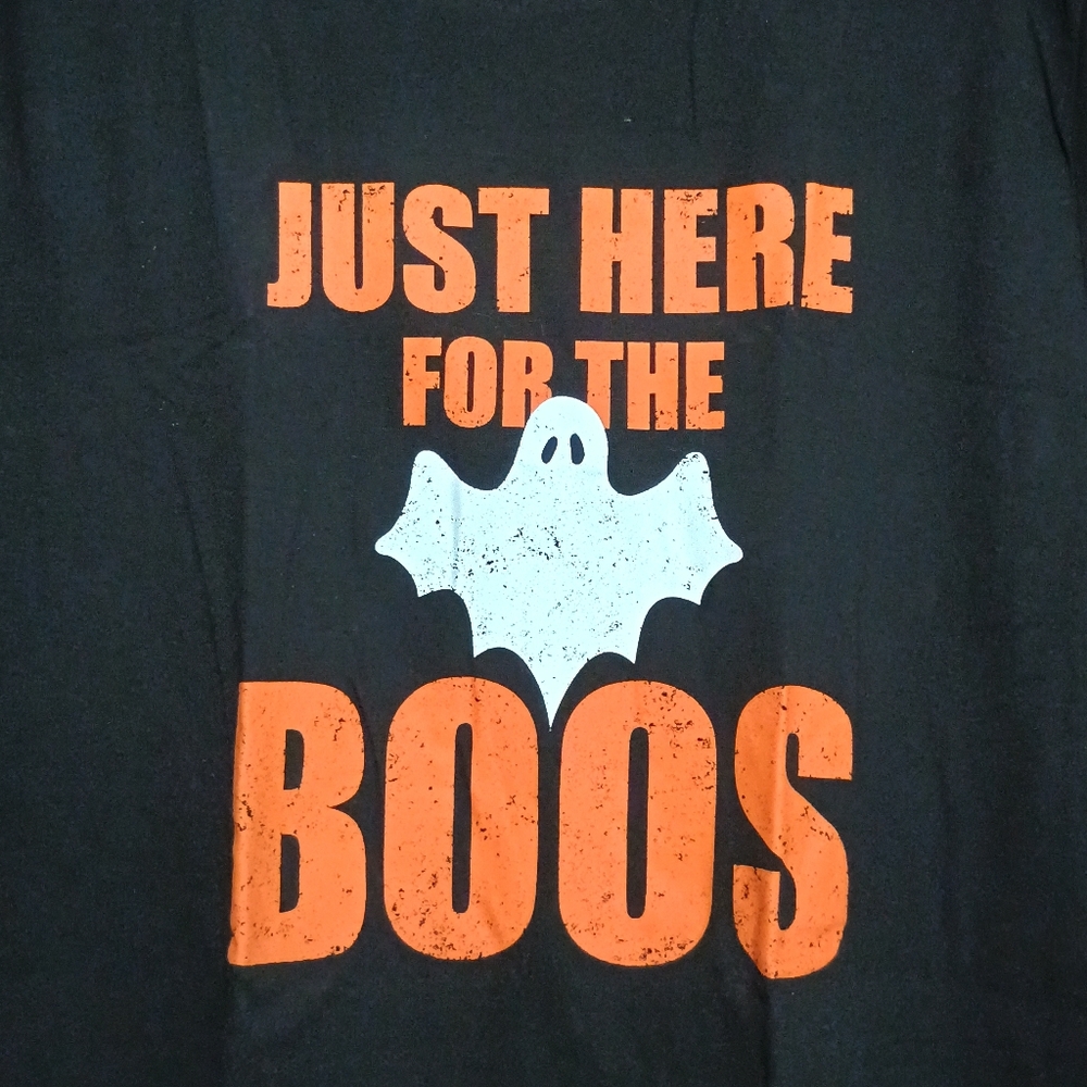 Halloween Just Here For The Boos (Booze) Shirt BNWT